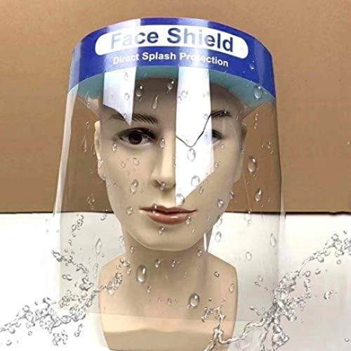 10 Pcs face Shield Medical FDA and CE Approved - Protective Shield with Adjustable Elastic strip