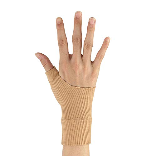 EDTara Arthritis Gloves Medical Wrist Thumbs Hands Splint Support Brace Stabiliser 1 Pair Skin Color
