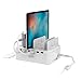 UNITEK Adjustable Charging Station, 60W 6-Port USB Charging Station Dock Organizer, Multiple Device Docking Station, Tablet iPhone iPad Charging Dock Multi Charger Stand, Restaurant, Office & Home Use