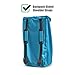 Glogex Durable Car Seat Travel Bag, Airport Gate Check, Easy-to-Carry, Backpack-Styled Shoulder Straps | Water-Resistant Ultra-Durable Polyester (Bright Blue)