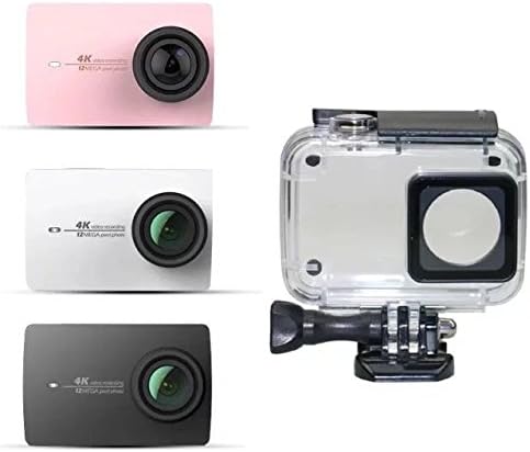 Amartshow Underwater Protective Waterproof Back Up Case Housing Waterproof Case Diving 45m for Xiaomi YI 4K Action Camera 2 II Protector Housing, Black