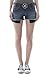 WallFlower Juniors Belted Frayed Denim Short Shorts