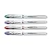 uni-ball uniball Vision Elite Rollerball Pens with 0.8mm Bold Point, Assorted, 4 Count