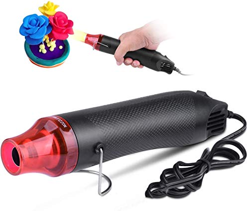 ETEPON ET021 Mini Heat Gun Electric 300W Portable Hot Air Gun for DIY Craft Embossing, Shrink Wrapping PVC, Drying Paint, Clay, Rubber Stamp, Multi Function Hand-Hold Heat (mulcolor) - Thumbnail 6