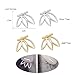 14 Pairs Ear Jackets Lotus Flower Earrings Jackets Simple Chic Ear Stud Earrings Set for Women