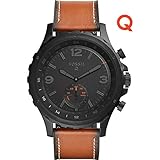 Fossil Q Nate Leather Hybrid Smartwatch