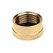 EDUPET MonkeyJack 4 Pieces Solid Brass Cap 1 LB Propane Bottle Small Gas Tank Cylinder Protect Cap