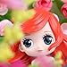 Cute Big Eyes Mermaid Doll Cake Toppers Birthday Cake Decoration Wedding Party Supplies(gold base)