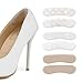 Heel Grips/Heel Cushion Inserts/Shoe Pads for Women Flat or High Heel to Prevent Heel Slipping Out of Shoes, Improve Shoes Too Big, Rubbing, Blisters, Foot Pain 3 Pairs