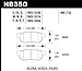 HAWK BRAKE HB350N.496 Performance Street Brake Pad