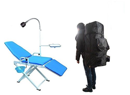 Greeloy New Updated Folding Portable Dental Chair GU-P109A-2 with Black Backpack