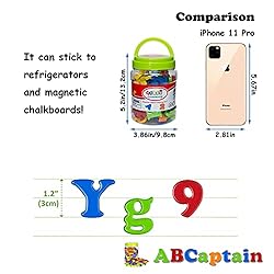 ABCaptain Magnetic Letters Numbers Alphabet ABC 123