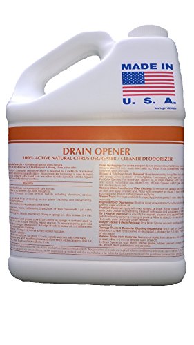 Patriot Chemical Sales Two 1 Gallon Drain Opener 100% Active Natural Citrus Degreaser Cleaner Deodorizer 100% D-limonene Industrial Strength