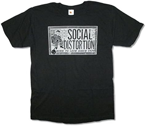Social Distortion Born to Lose Since 1979 Adult Black T Shirt (2X)