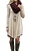 Shirt Flowy Dress Green Dress Casual Sleeve Wine Long Womens Loose(Beige,Large)