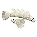 Generic 6PCS White Feather Shuttlecocks Badminton