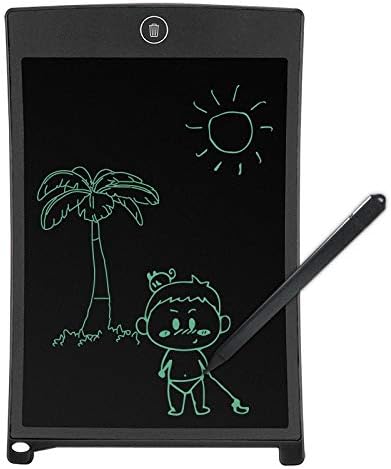 angmno 8.5 inch Electronic Writing Tablet for Drawing and Learning Office Memo e-Writer Pad Message Board (Black) (Black)