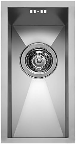 Pyramis Tetr Agon (17x40) UB Undermount Sink Brushed Stainless Steel, 100090001