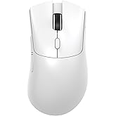 Mouse ATTACK SHARK R1 59g SUPERLIGHT, sensor para jogos PixArt PAW3311, mouse para jogos sem fio/com fio BT/2.4G, 6 DPIs ajus