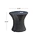 Christopher Knight Home Adriana Outdoor PE Wicker Accent Table, Black