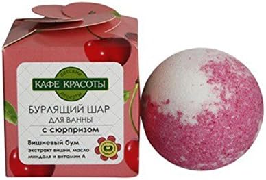 Le Cafe De Beaute Natural Kids Bath Bomb Cherry Boom 120g