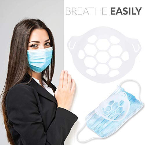 Face Mask Bracket 5 Pack (Made in USA) Breathe Easier & Stay Cooler