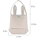 Easter Bunny Bag for Egg Hunts. Easter Basket Tote Handbag, Dual Layer Bunny Ears Design with Jute Cloth Material, Excellent for Carrying Eggs Gifts to Easter Party, Event. 10