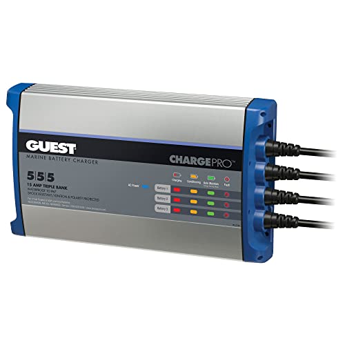 Guest 2713A Guest On-Board Battery Charger 15A / 12V; 3 Bank; 120V Input Image