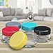 Small Size Empty Travel Jars - with Lids for Makeup, Lotion, Cream, Lip Balm and other Cosmetics, Sample Containers for Travel and Home