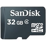 SanDisk 32GB MicroSDHC Class 4 Card SDSDQ-032G-A11M
