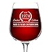 1974 Vintage Edition Birthday Wine Glass for Men and Women (45th Anniversary) 12.75 oz, Elegant Happy Birthday Wine Glasses for Red or White Wine | Classic Birthday Gift, Reunion Gift for Him or Her