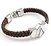 Generic Assassin's Creed Pu Leather & Alloy Wristband Brown Bracelet