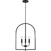 Capital Lighting HomePlace 548841MB Lawson Modern Arched Foyer Light Fixture, 4-Light 240 Total Watts, 21" H x 16" W, Black