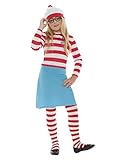 Boys Girls Child's Where's Wally Waldo Book Day Fancy Dress Costume Outfit 4-12 Years (10-12 Years, Girls)