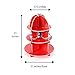 Red Fire Hydrant Cupcake Stand Holder 3 Tier, 5 3/4” X 11”, 1 Hydrant Per Order - Table Decorations for Firefighter, Fire Rescue Themed Birthday, Halloween, Party - by Kidsco
