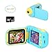 Cocopa Kids Camera Digital Camera for Girls Rechargeable 1080P 12MP Toy Camera for Boys Video Recorder 16 GB Card Included Gifts for Boys Girls Toddlers (Blue)