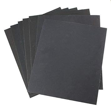 sarrah 3000 Grit Wet Dry Waterproof Sandpaper, 9x11, Black -10 Pcs