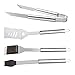 Mockins Stainless Steel 19 Piece BBQ Grill Tool Set Includes A Variation of Heavy Duty Barbecue Grilling Utensils with an Aluminum Carrying & Storage Case Set Christmas Gifts