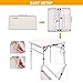 REDCAMP Small Square Folding Table 2 Foot, Adjustable Height Portable Aluminum Camping Table, Sturdy Lightweight 24″ Camp Tablethumb 2
