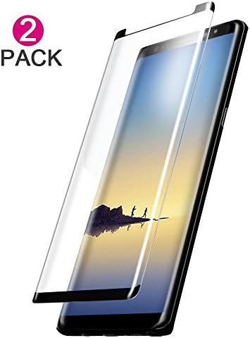 [2-Pack] ANKoon Galaxy Note 8 Tempered Glass Screen Protector, 3D Curved [Case Friendly][Bubble Free],Premium Japan Material[2017 New]