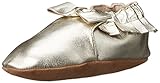 Robeez Maggie Moccasin Crib Shoe (Infant), Gold, 6-12 Months M US Infant