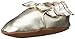 Robeez Maggie Moccasin Crib Shoe , Gold, 6-12 Months M US Infant