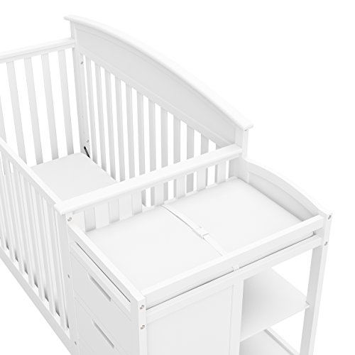 Graco Benton 4in1 Convertible Crib and Changer (White) Crib and