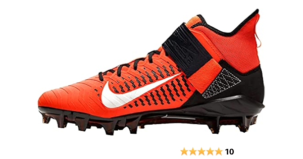 Nike Men S Alpha Menace Pro 2 Mid Football Cleats University Red White Black Numeric 12 Point 5 Football Amazon Com