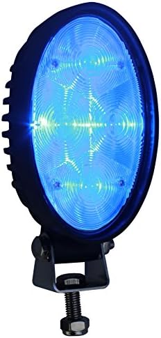 DC10-80V Forklift Blue Warning Light,Blue Led Forklift Pedestrian Safety Warning Spotlight Die-cast Housing (Blue)