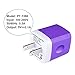 Charging Box, Charger Block, FiveBox 2-Pack Dual Port USB Wall Charger Case Base Brick Plug 2.1A Phone Charger Cube Dock Station for Apple iPhone X/8/7/6/6s/7 Plus, iPod, Android, iPad, Moto, HTC, LG