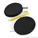 Geekria Comfort Velour Replacement Ear Pads for Sennheiser HD418, HD419, HD428, HD429, HD439, HD438, HD448, HD449 Headphones Ear Cushions, Headset Earpads, Ear Cups Cover Repair Parts (Black)