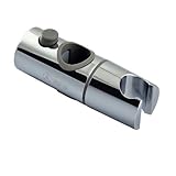 KES PTS-B1-B Replacement 23mm Hand Held Shower Bracket for Slider Height & Angle Adjustable Sprayer Holder on Slide Bar, Chrome