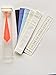 The Tie Thing Men's Necktie Accessory Tie Holder 5 Paсk (Multicolored)