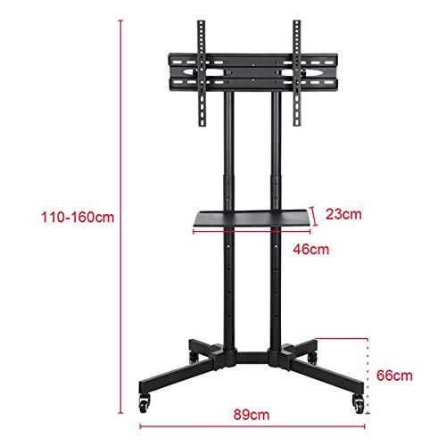 Yaheetech Universal Floor TV Stand on Wheels for 32 inch 65 inch Samsung/LG/Panasonic/Sony